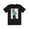 The Goldbergs Hayley Orrantia in Green Fringe Jacket - Premium Unisex T-Shirt - Image 5