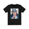 Uncle Sam I Want You Poster Art - Premium Unisex T-Shirt - Image 5