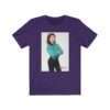 The Goldbergs Hayley Orrantia in Green Fringe Jacket - Premium Unisex T-Shirt - Image 15