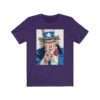 Uncle Sam I Want You Poster Art - Premium Unisex T-Shirt - Image 15