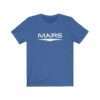 NASA Mars 2020 blue unisex t-shirt - front