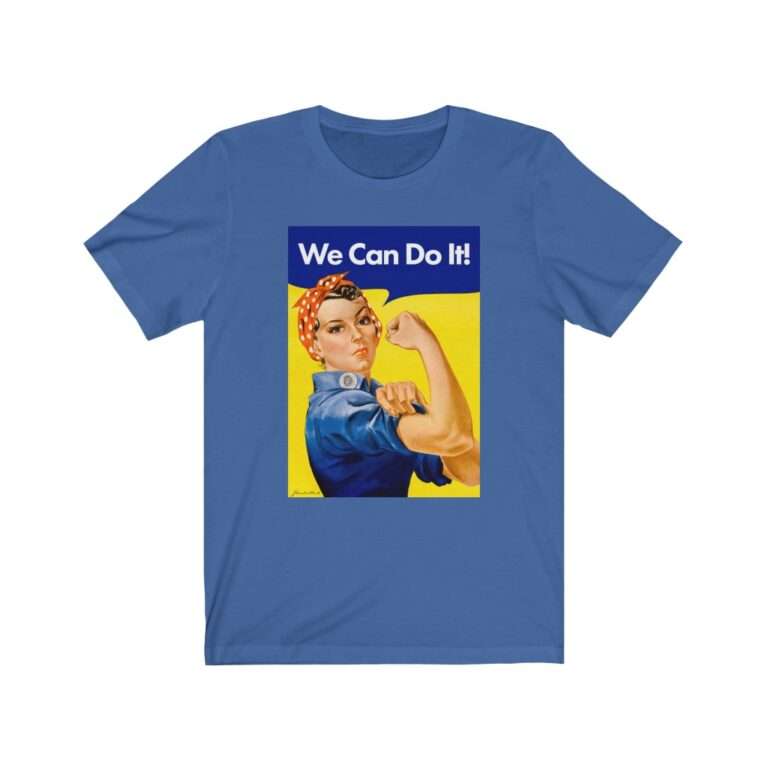 We Can Do it! WWII Poster Art - Premium Unisex T-Shirt - Image 10