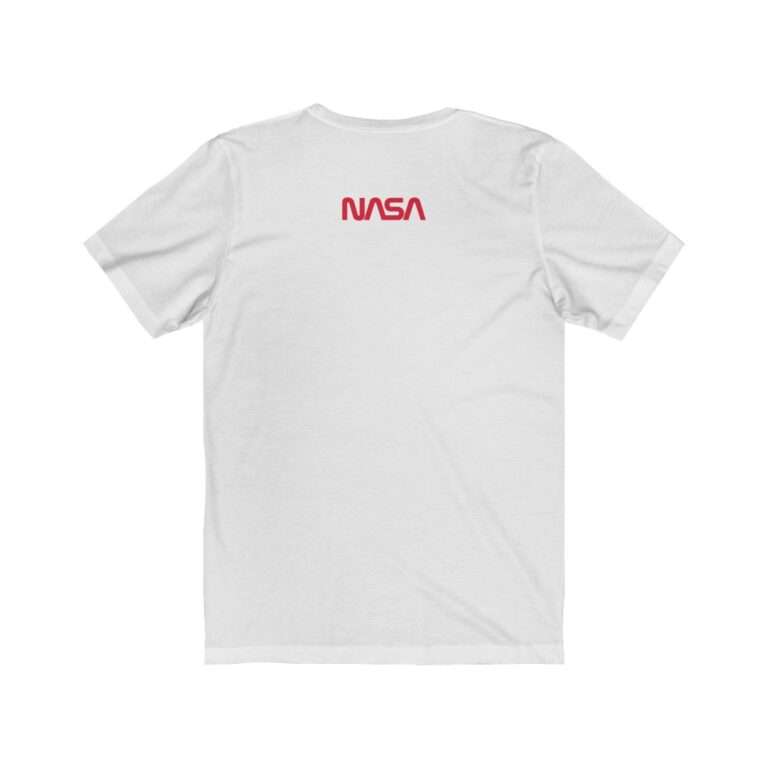 NASA Mars 2020 white unisex t-shirt - back