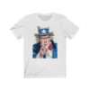 Uncle Sam I Want You Poster Art - Premium Unisex T-Shirt - Image 2