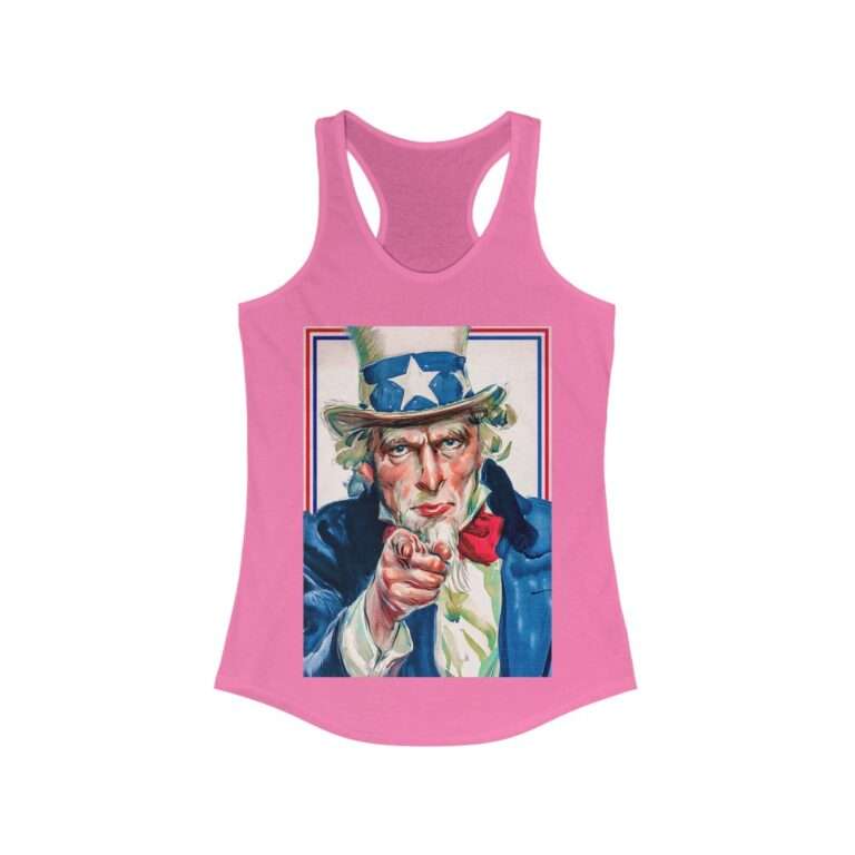 Uncle Sam I Want You Poster Art - Women's Racerback Tank - Image 13