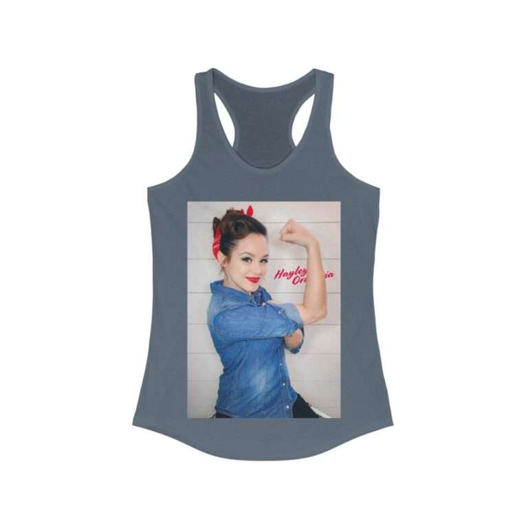 Actress Hayley Orrantia Women Power - Women's Racerback Tank - Image 10