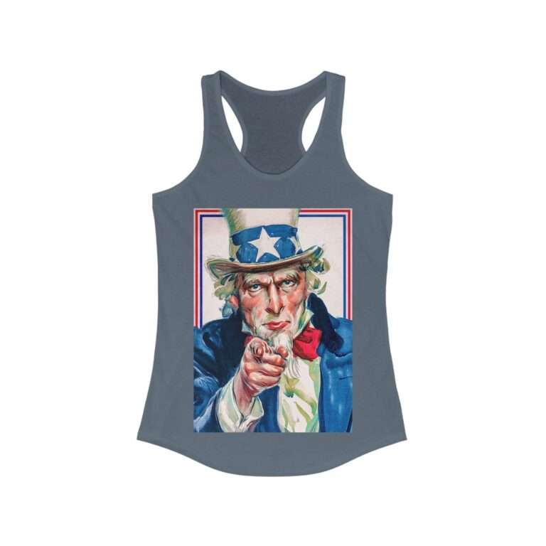 Uncle Sam I Want You Poster Art - Women's Racerback Tank - Image 10