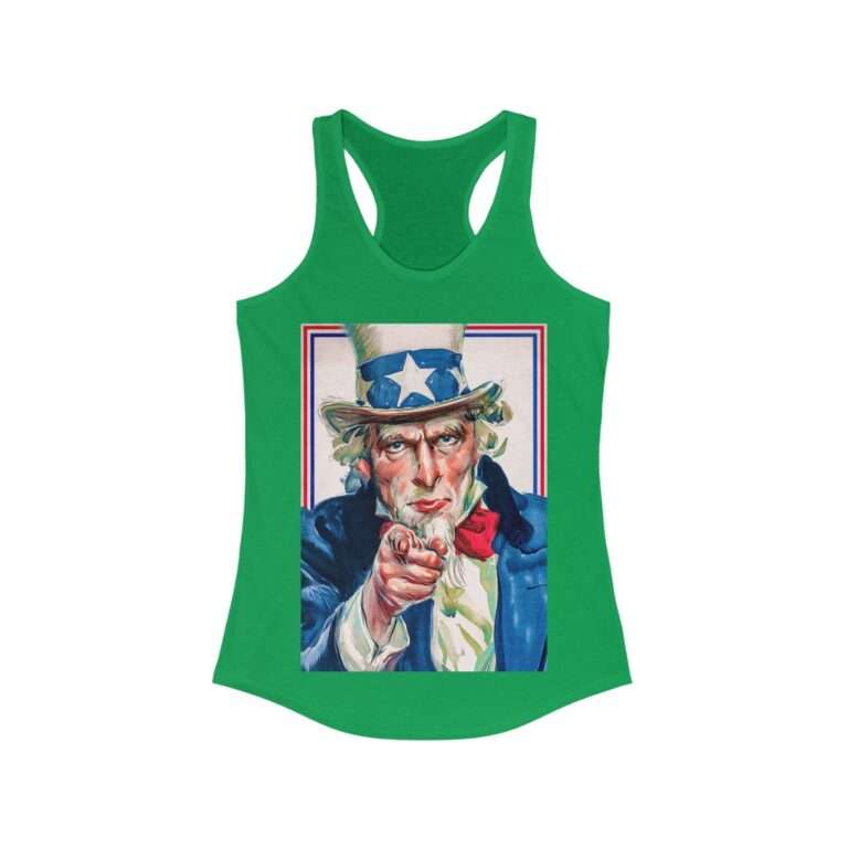 Uncle Sam I Want You Poster Art - Women's Racerback Tank - Image 8