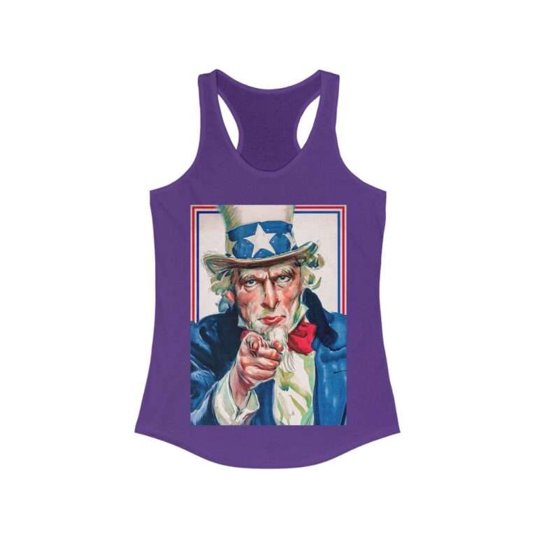 Uncle Sam I Want You Poster Art - Women's Racerback Tank - Image 12