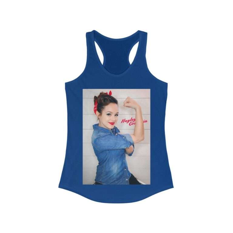 Actress Hayley Orrantia Women Power - Women's Racerback Tank - Image 11