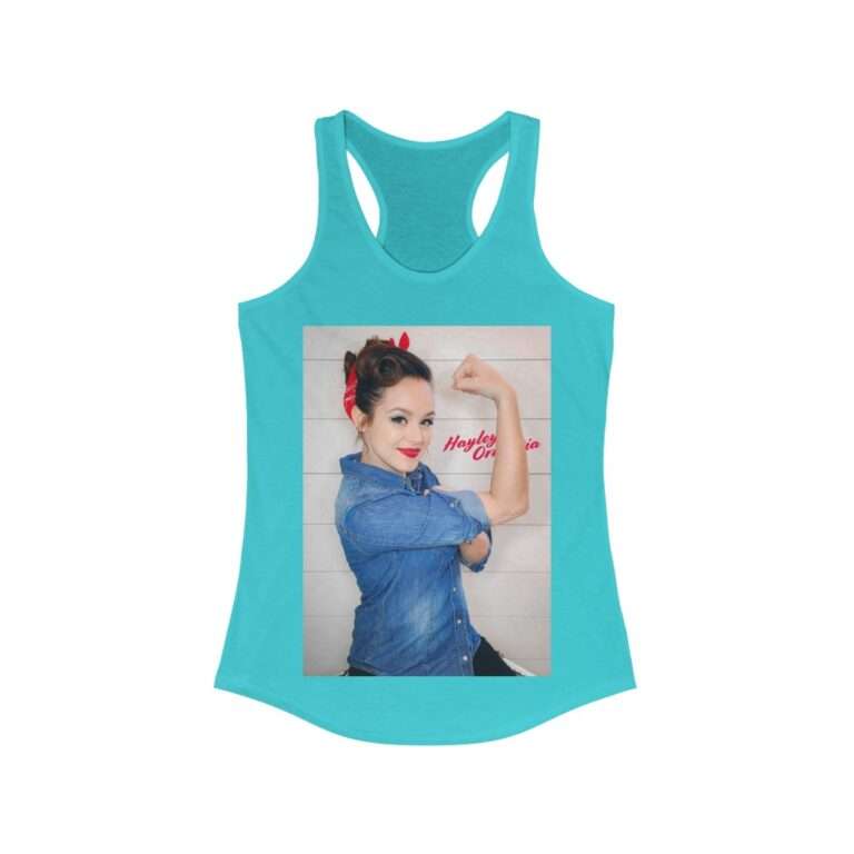 Actress Hayley Orrantia Women Power - Women's Racerback Tank - Image 9