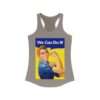 We Can Do it! WWII Poster Art - Women's Racerback Tank - Image 4