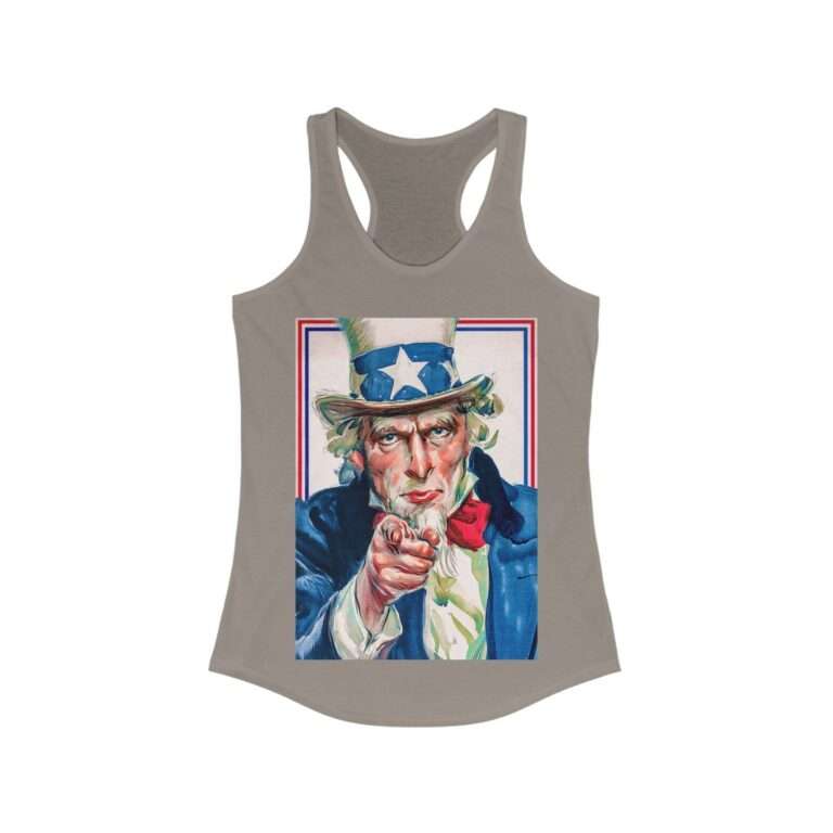 Uncle Sam I Want You Poster Art - Women's Racerback Tank - Image 5
