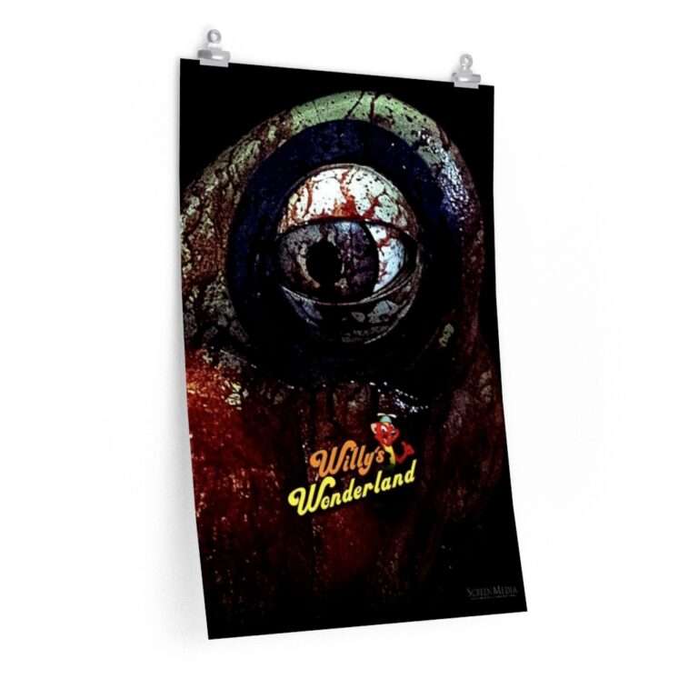 Printed teaser poster for Willy's Wonderland ft. Nicolas Cage - The Alligator
