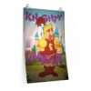Printed cartoon poster for Willy's Wonderland ft. Nicolas Cage - Knighty Knight