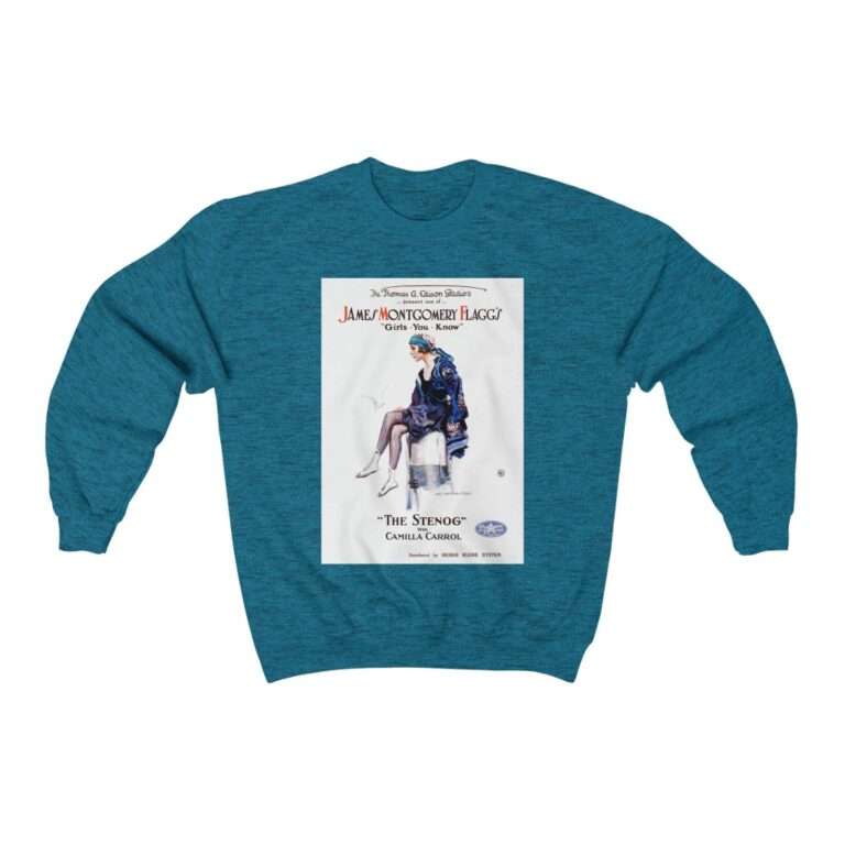 The Stenog by James Montgomery Flagg - Sweatshirt - Image 10