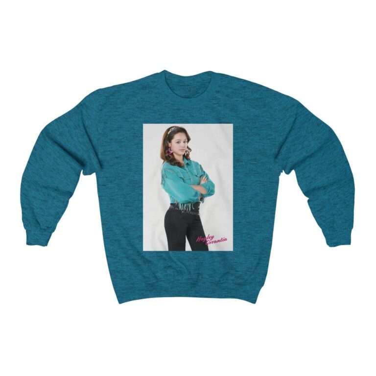 The Goldbergs Hayley Orrantia in Green Fringe Jacket - Sweatshirt - Image 10