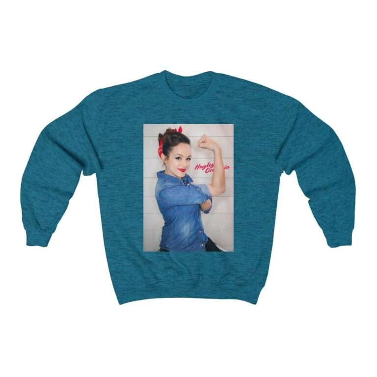 Actress Hayley Orrantia Women Power - Sweatshirt - Image 11
