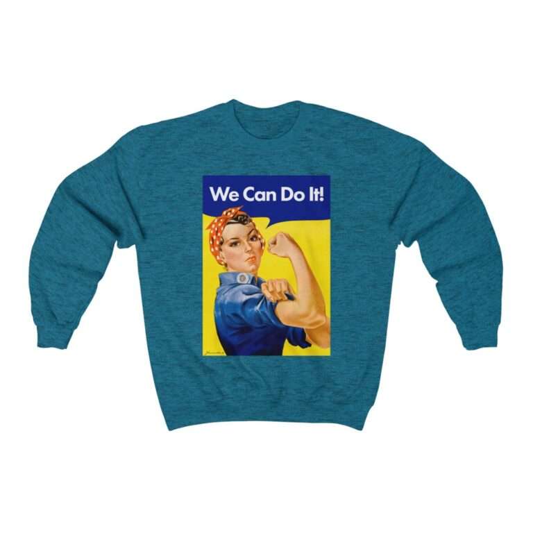 We Can Do it! WWII Poster Art - Sweatshirt - Image 10