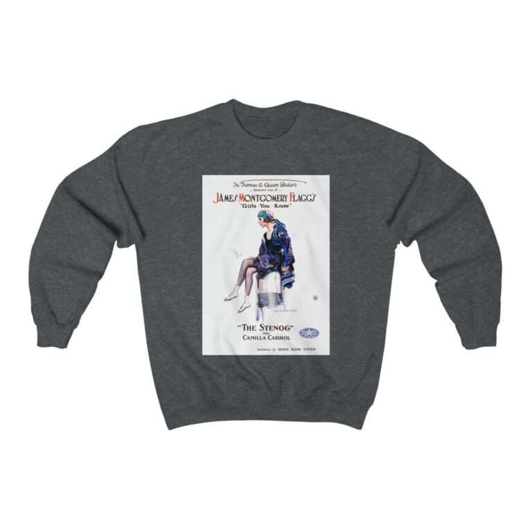 The Stenog by James Montgomery Flagg - Sweatshirt - Image 8