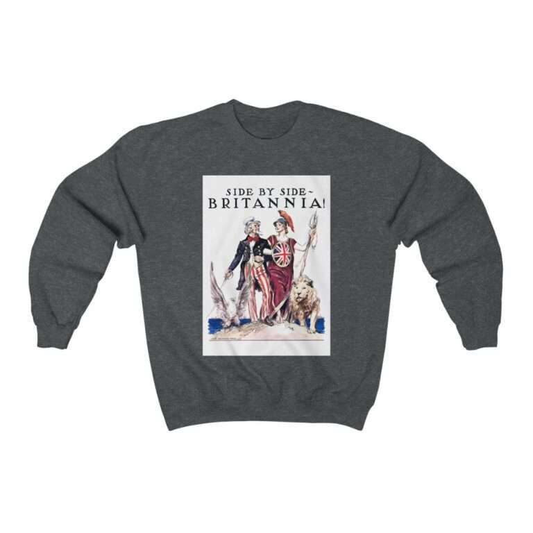 Uncle Sam Side by Side Britannia - James Montgomery Flagg - Sweatshirt - Image 8