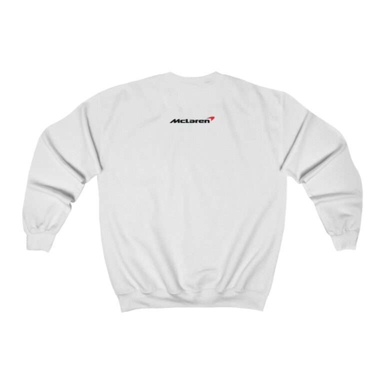 McLaren Artura white sweatshirt - back