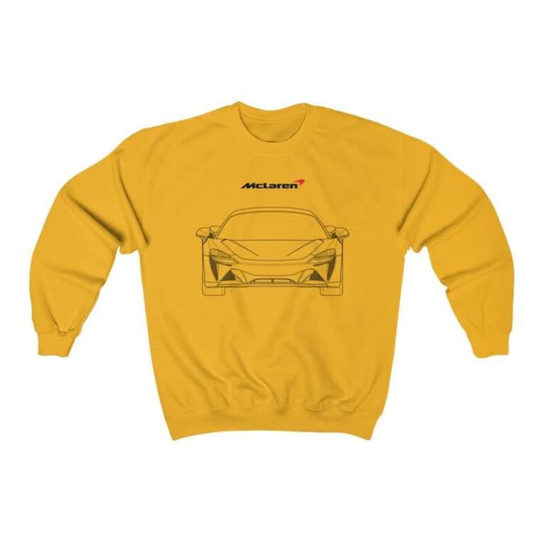 McLaren Artura yellow unisex sweatshirt