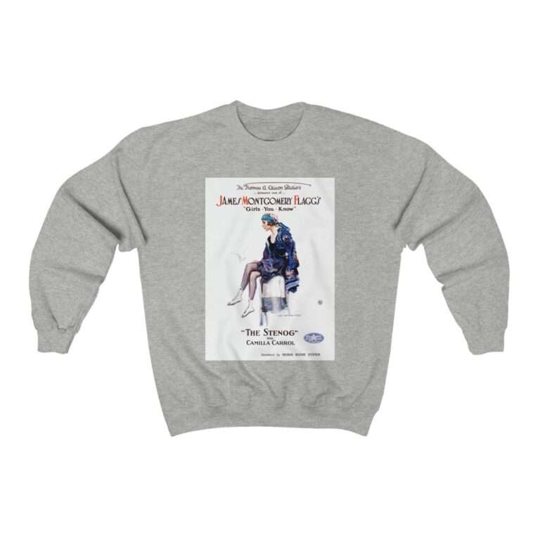 The Stenog by James Montgomery Flagg - Sweatshirt - Image 5