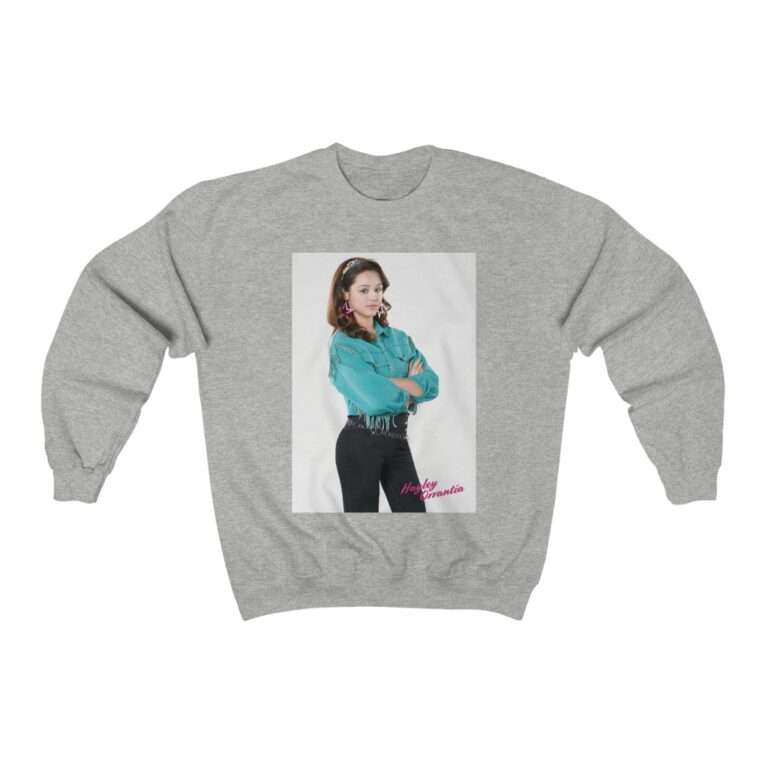 The Goldbergs Hayley Orrantia in Green Fringe Jacket - Sweatshirt