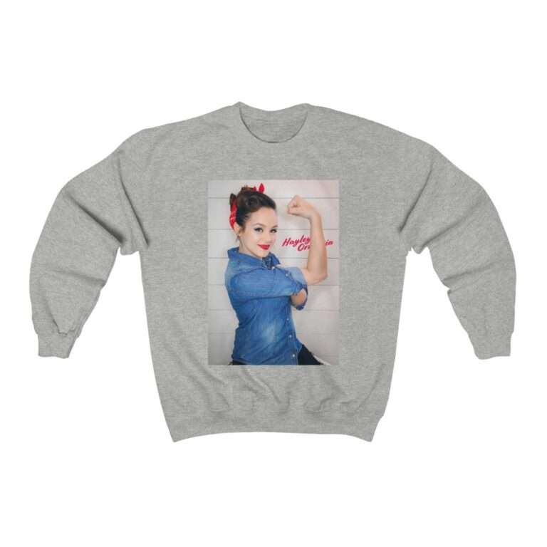 Actress Hayley Orrantia Women Power - Sweatshirt - Image 6