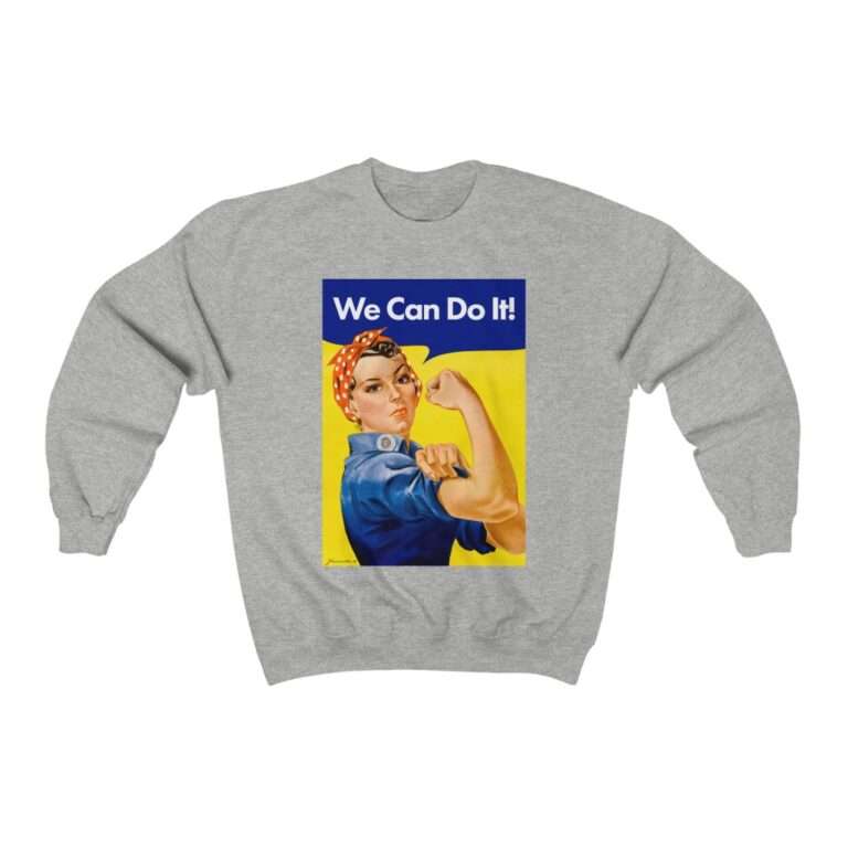 We Can Do it! WWII Poster Art - Sweatshirt - Image 5