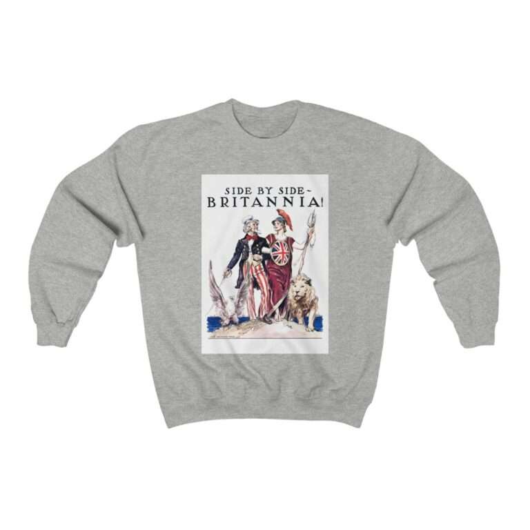 Uncle Sam Side by Side Britannia - James Montgomery Flagg - Sweatshirt - Image 5