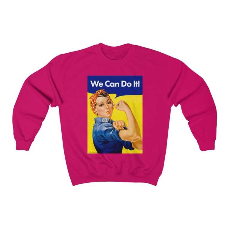 We Can Do it! WWII Poster Art - Sweatshirt - Image 13
