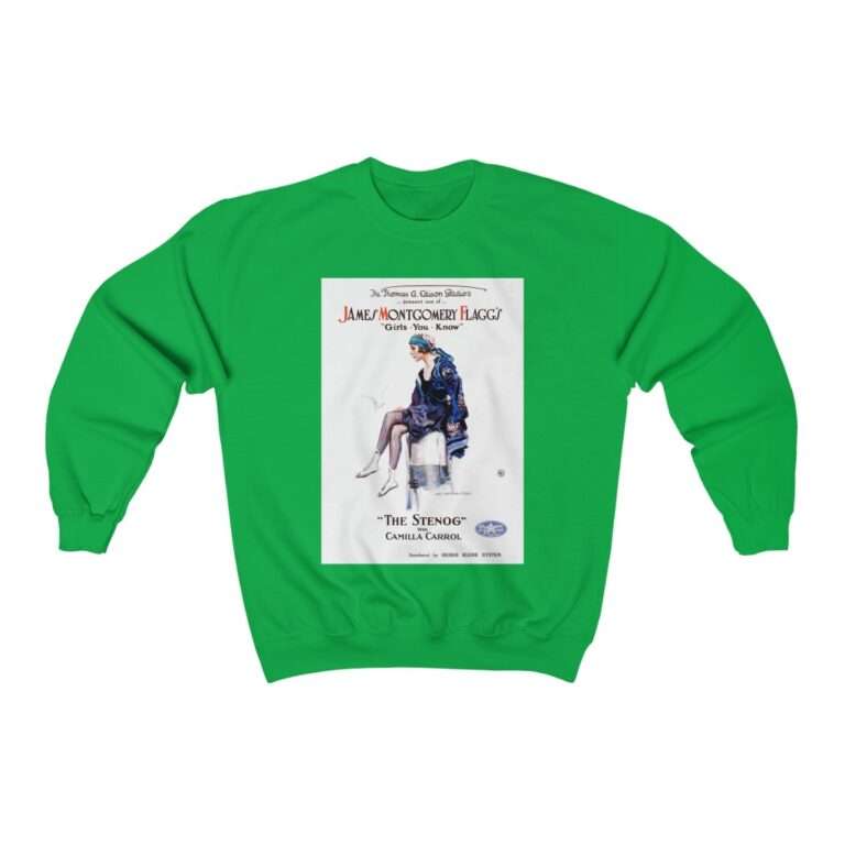 The Stenog by James Montgomery Flagg - Sweatshirt - Image 6