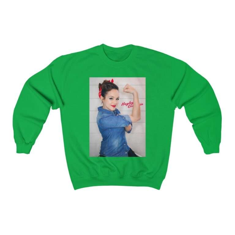 Actress Hayley Orrantia Women Power - Sweatshirt - Image 7