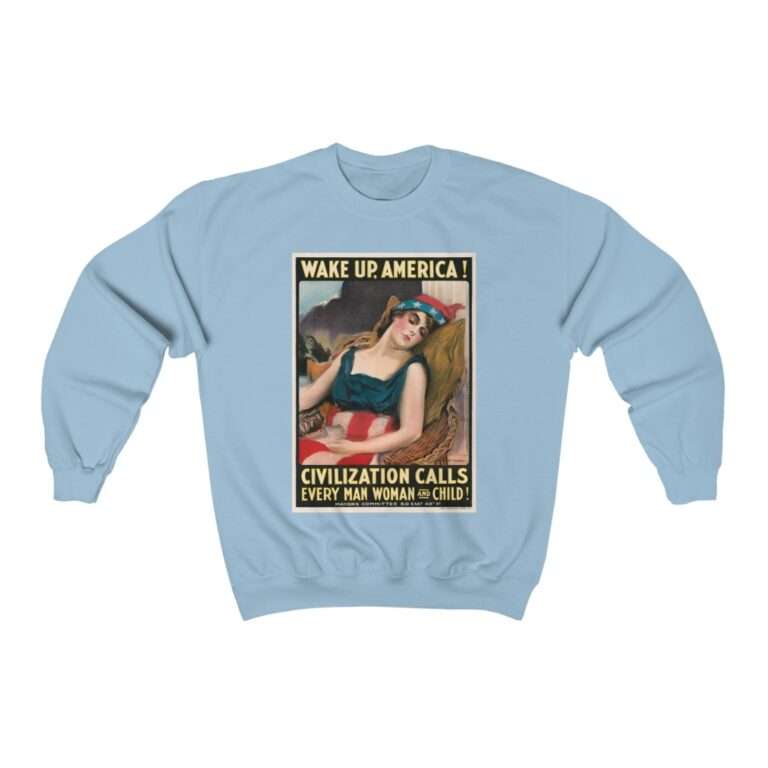Wake Up America by James Montgomery Flagg - Sweatshirt - Image 9