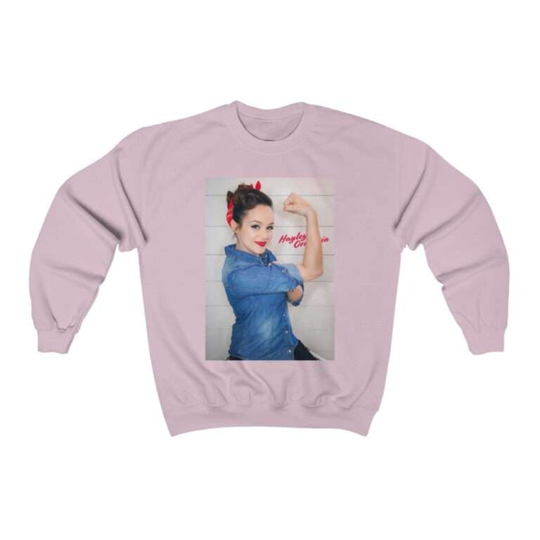 Actress Hayley Orrantia Women Power - Sweatshirt - Image 13