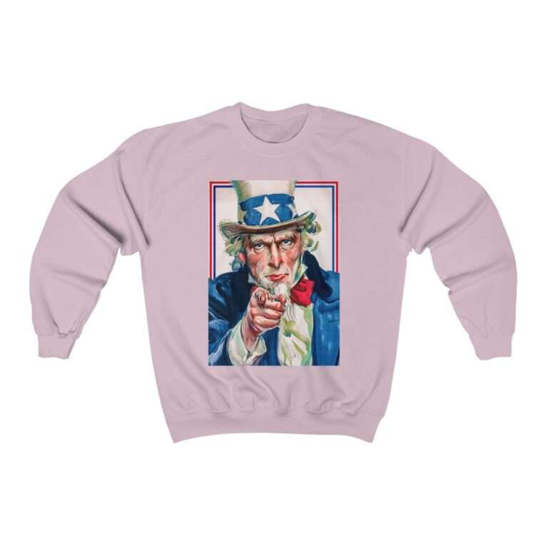 Uncle Sam I Want You Poster Art - Sweatshirt - Image 12