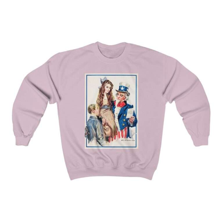 Uncle Sam Boys and Girls by James Montgomery Flagg - Sweatshirt - Image 12