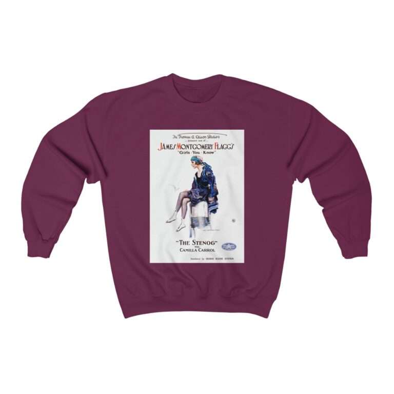 The Stenog by James Montgomery Flagg - Sweatshirt - Image 14