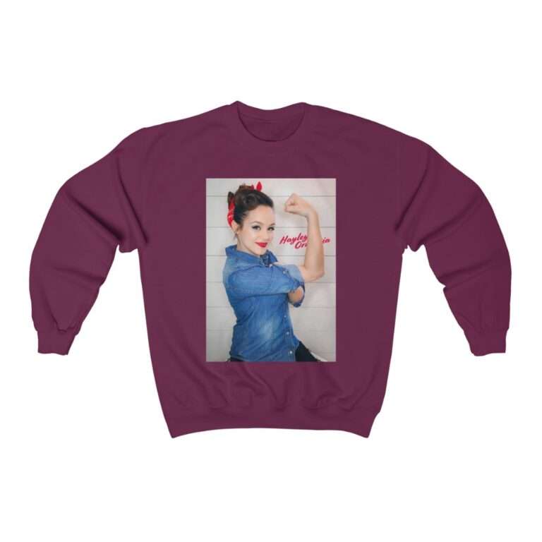 Actress Hayley Orrantia Women Power - Sweatshirt - Image 15