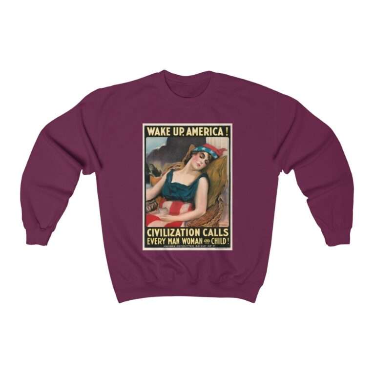 Wake Up America by James Montgomery Flagg - Sweatshirt - Image 14