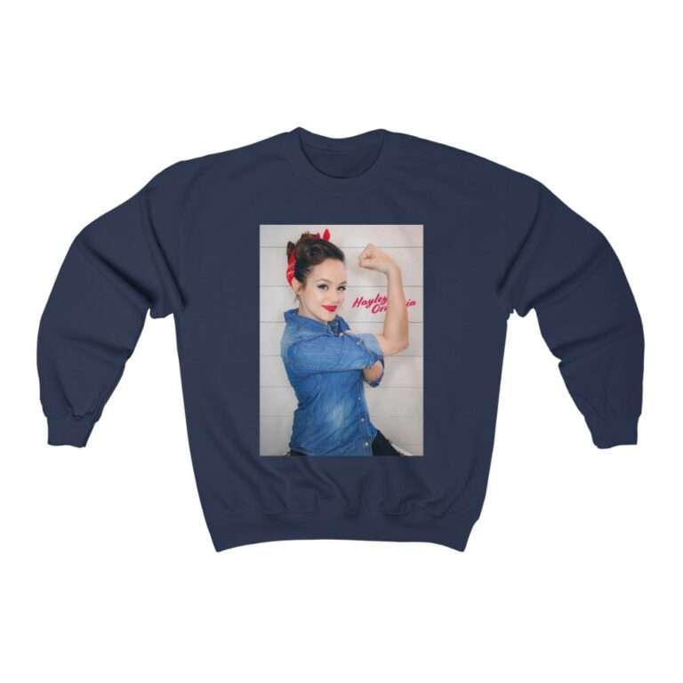 Actress Hayley Orrantia Women Power - Sweatshirt - Image 12