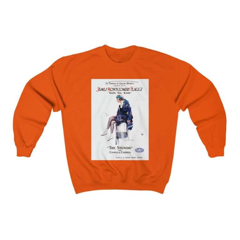 The Stenog by James Montgomery Flagg - Sweatshirt - Image 4