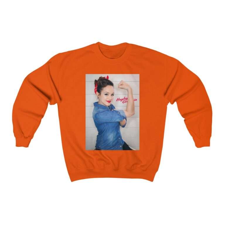 Actress Hayley Orrantia Women Power - Sweatshirt - Image 5