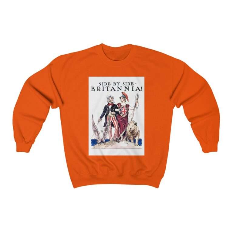 Uncle Sam Side by Side Britannia - James Montgomery Flagg - Sweatshirt - Image 4