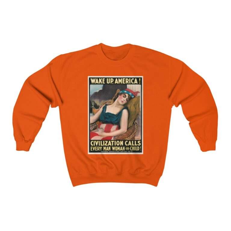 Wake Up America by James Montgomery Flagg - Sweatshirt - Image 5