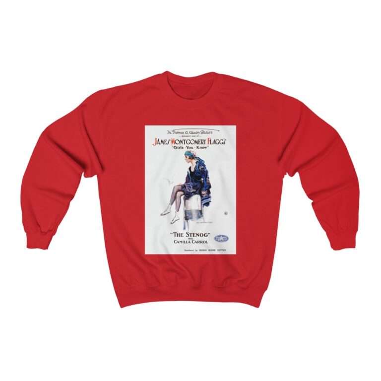 The Stenog by James Montgomery Flagg - Sweatshirt - Image 15