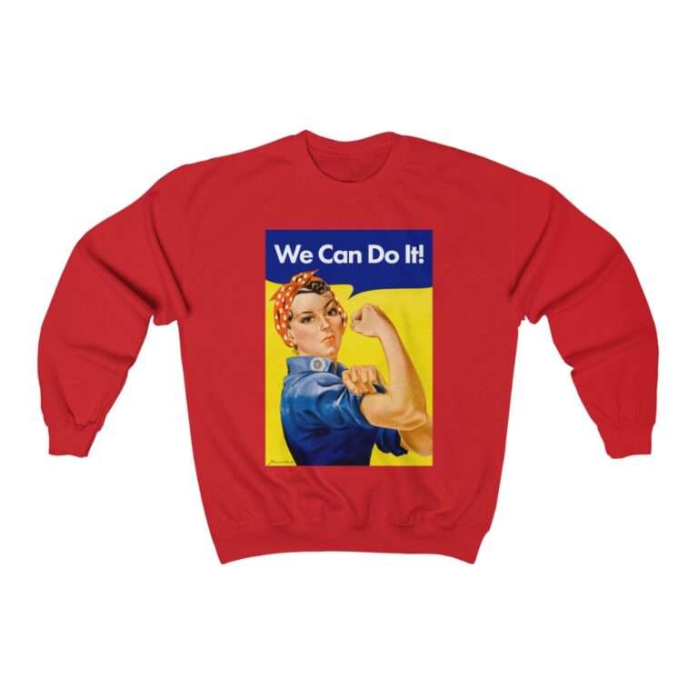 We Can Do it! WWII Poster Art - Sweatshirt - Image 15