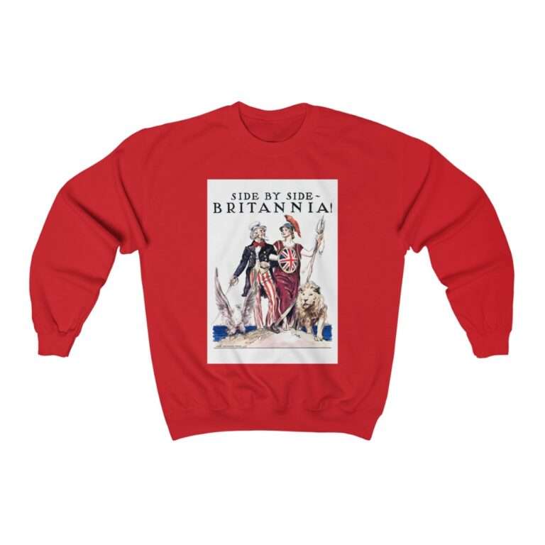 Uncle Sam Side by Side Britannia - James Montgomery Flagg - Sweatshirt - Image 15